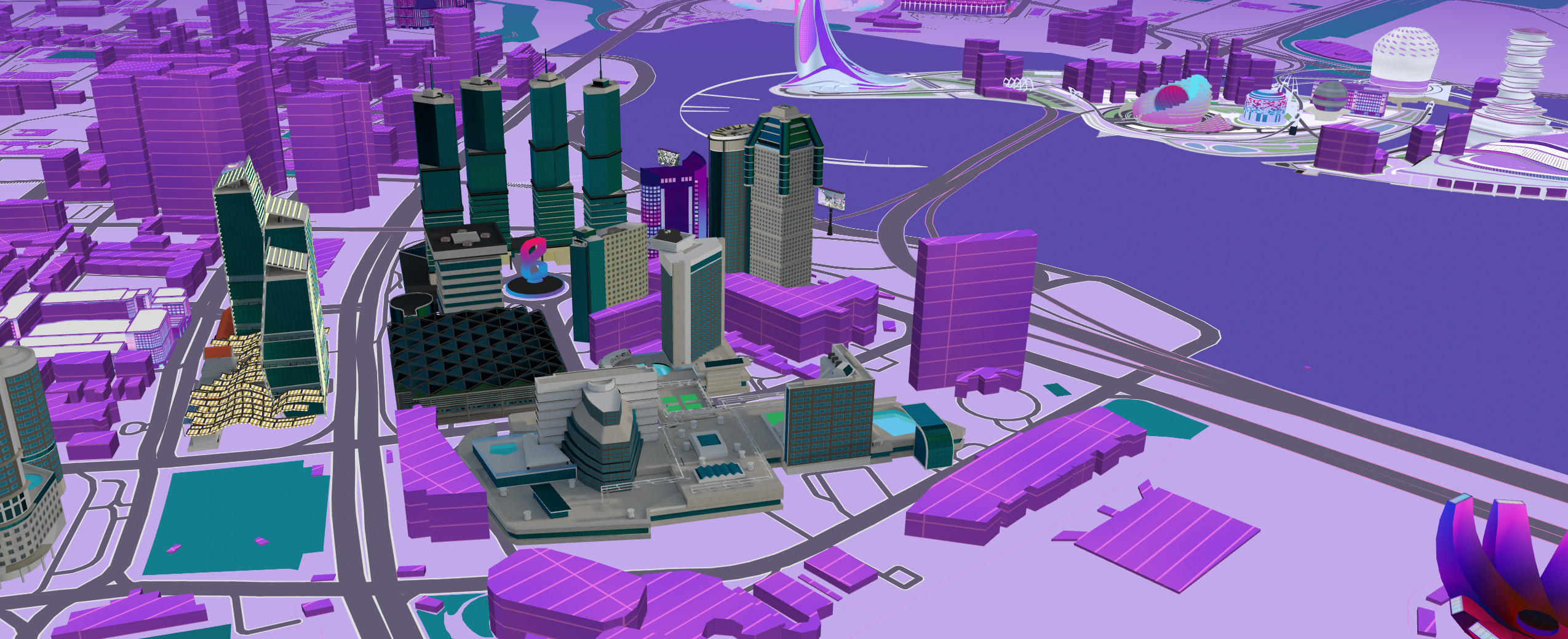 Put showroom on Metaverse - 3D world map
