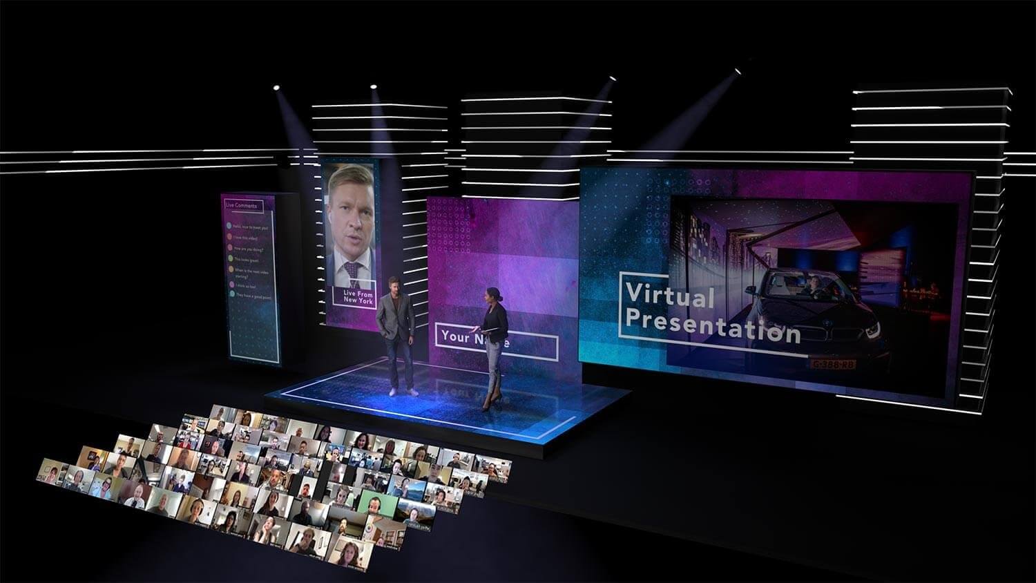 Virtual stage